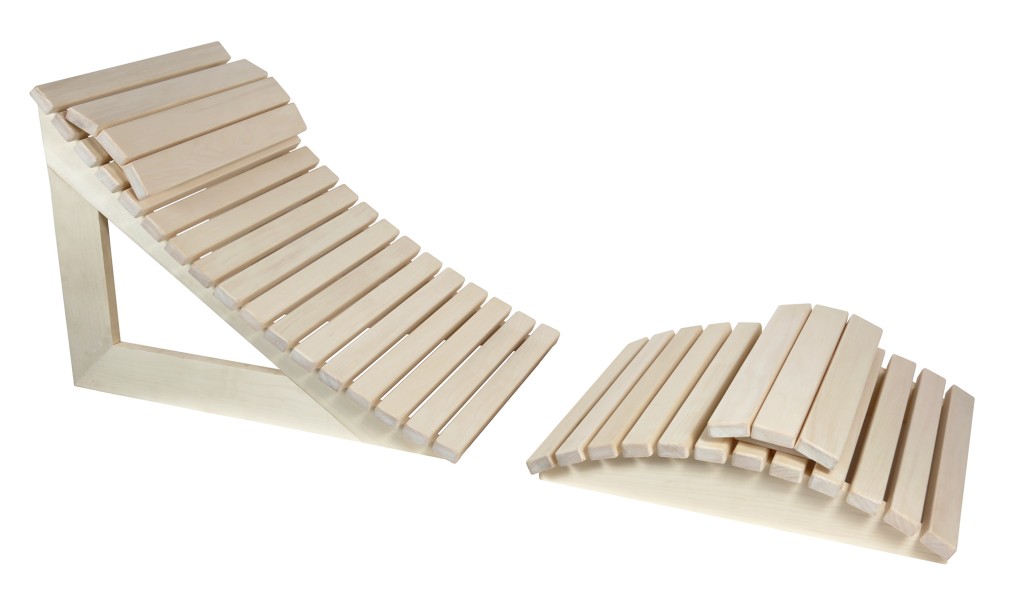 Ergonomische Saunaliege Fibuflex