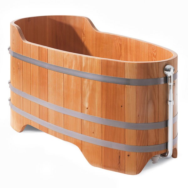 Vasca da bagno in legno larice 151 x 73