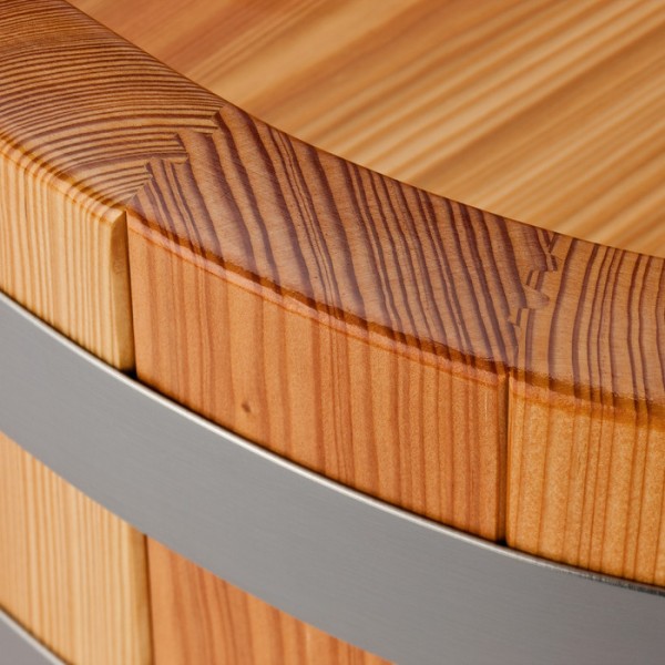 Lavandino in legno massiccio