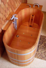 Vasca da bagno in legno larice 151 x 73