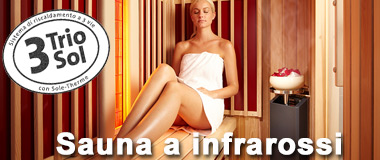 Sistema TrioSol in sauna a raggi infrarossi